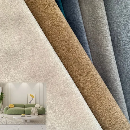 100%ポリエステルスエード生地、ソファ用55/56インチ。